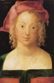 Face a young girl with red beret Albrecht Durer